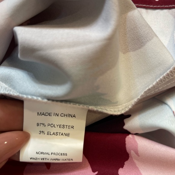 Women’s Multicolored One Shoulder Dress Sz Med - Picture 7 of 7